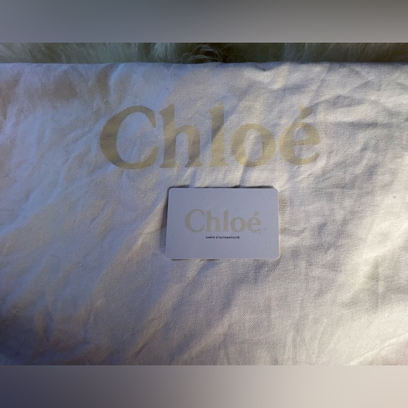 Chloe Cate Calfskin Grained Leather Medium Satchel Bag, Blue - Picture 12 of 15